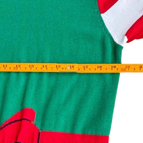 Target Ugly Christmas Sweater Green & Red Long Sleeve Best Package Ever. Medium. - Picture 4 of 7